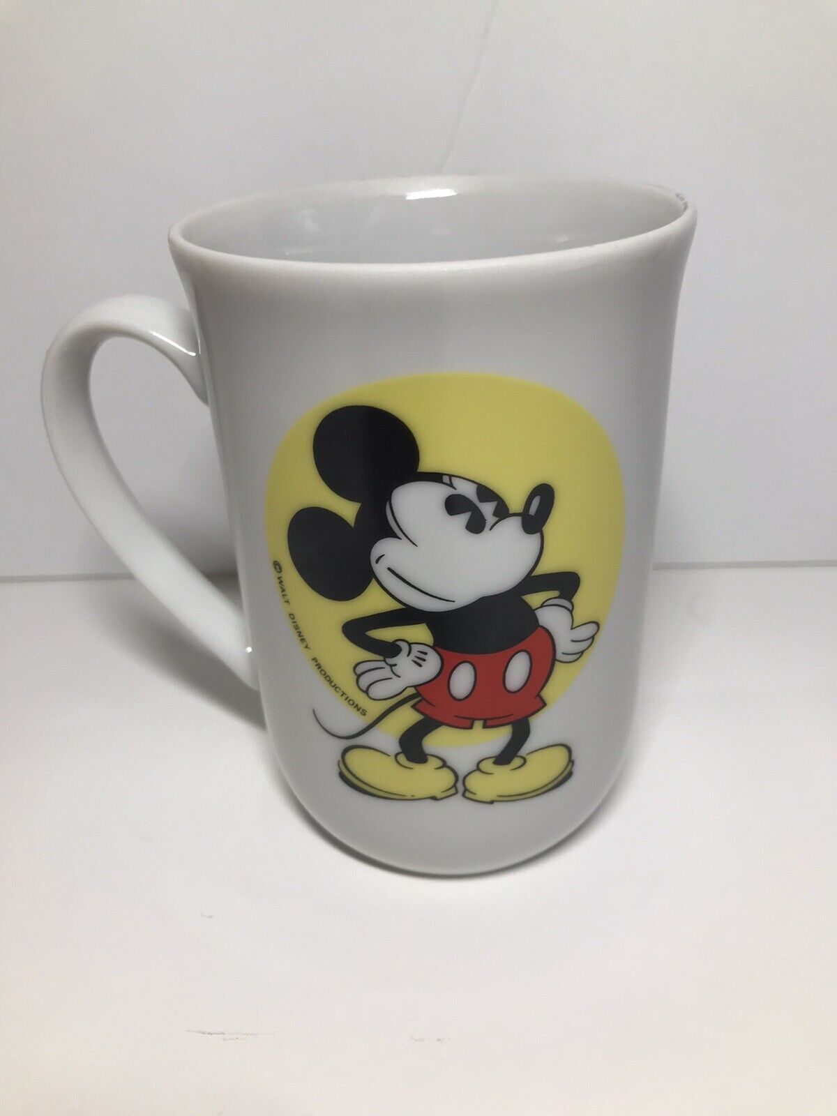 Vintage Mickey Mouse Walt Disney World Disneyland Coffee Mug Made in Japan