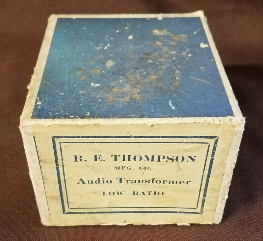 Vintage R.E. Thompson Audio Transformer Low Ratio