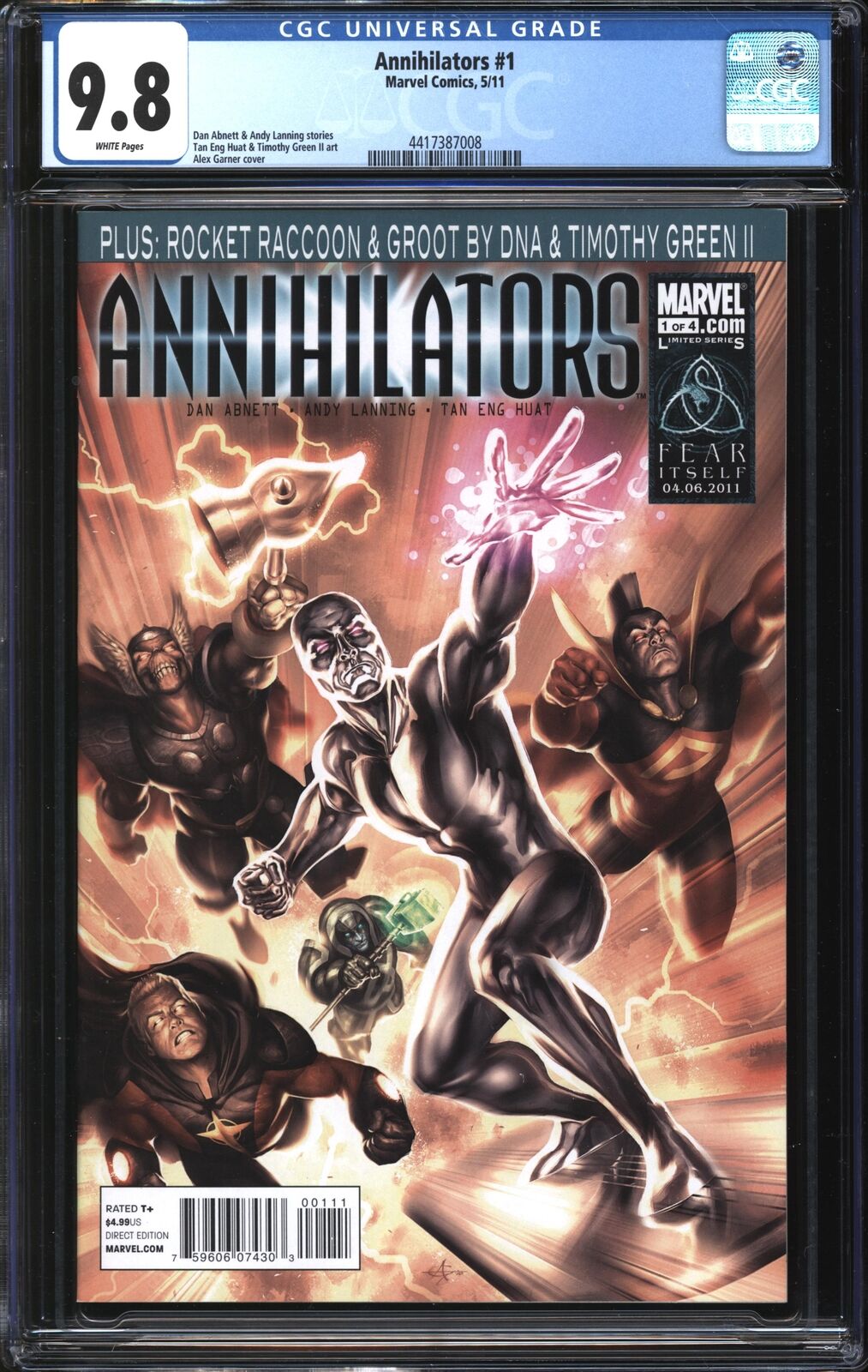 Annihilators (2011) #1 CGC 9.8 NM/MT
