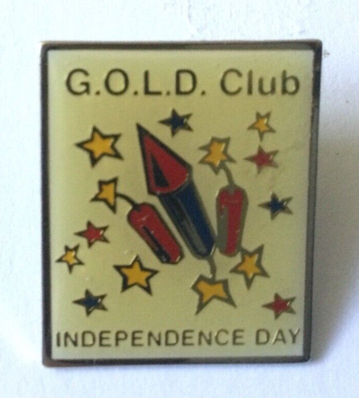 G.O.L.D  Club Independence day Lapel/Hat pin