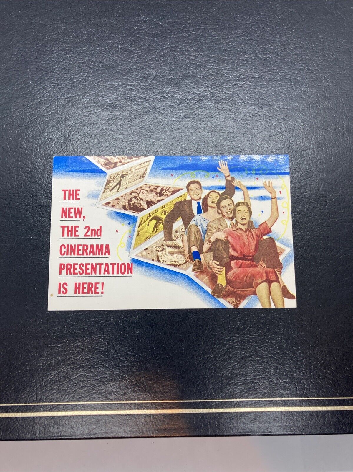 Cinerama Movie Theatre-2nd Presentation-Holiday-Vintage Advertising Postcard
