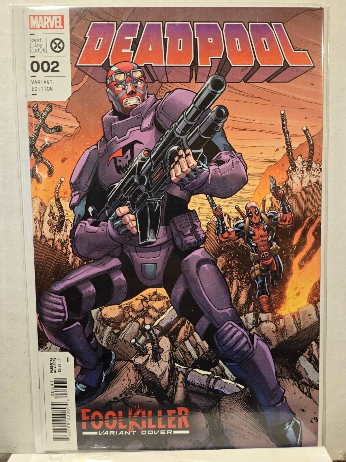 Deadpool # 2 Foolkiller Variant Cover 2023 Marvel NM