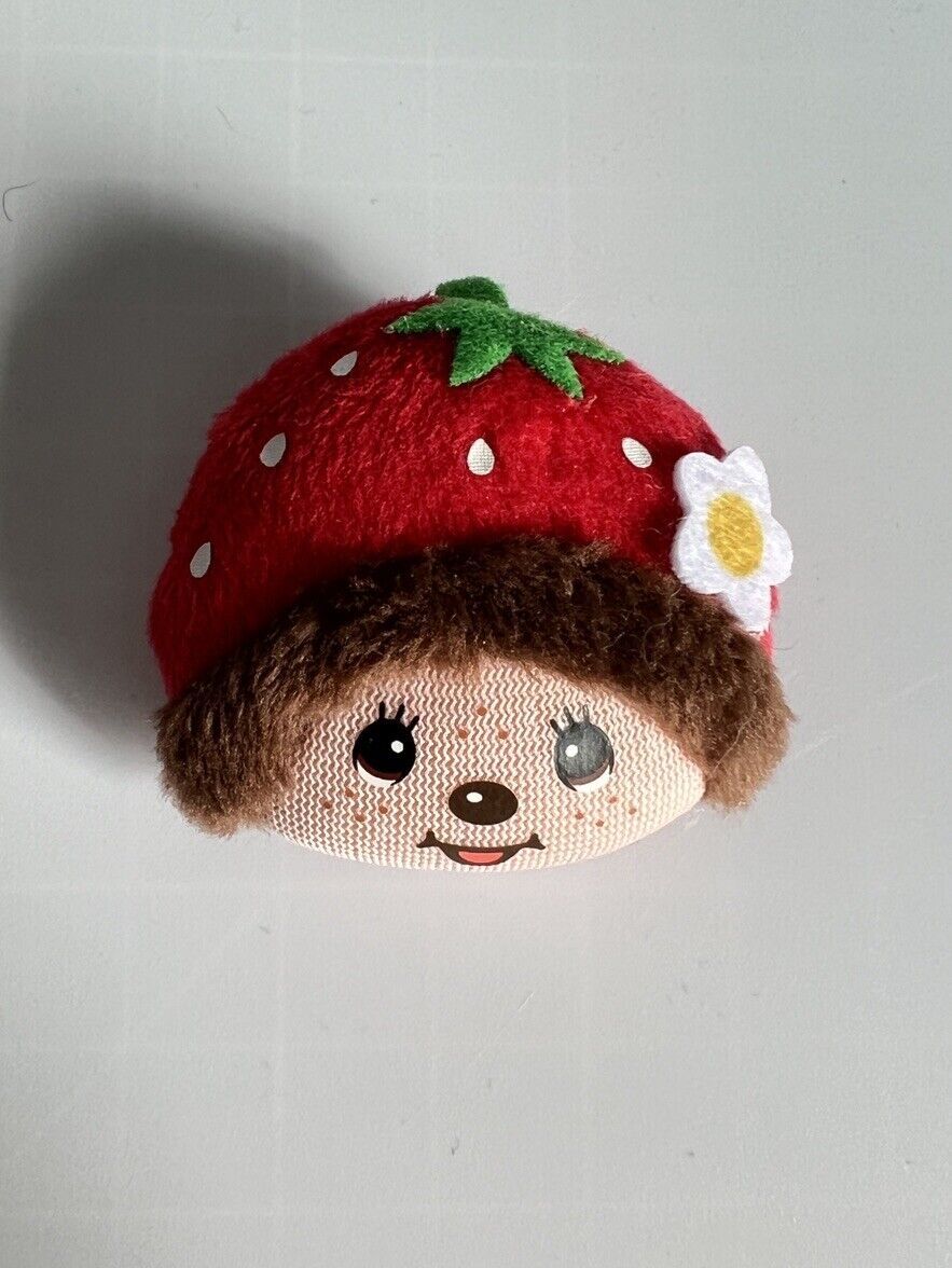 Monchhichi Strawberry Plush Badge
