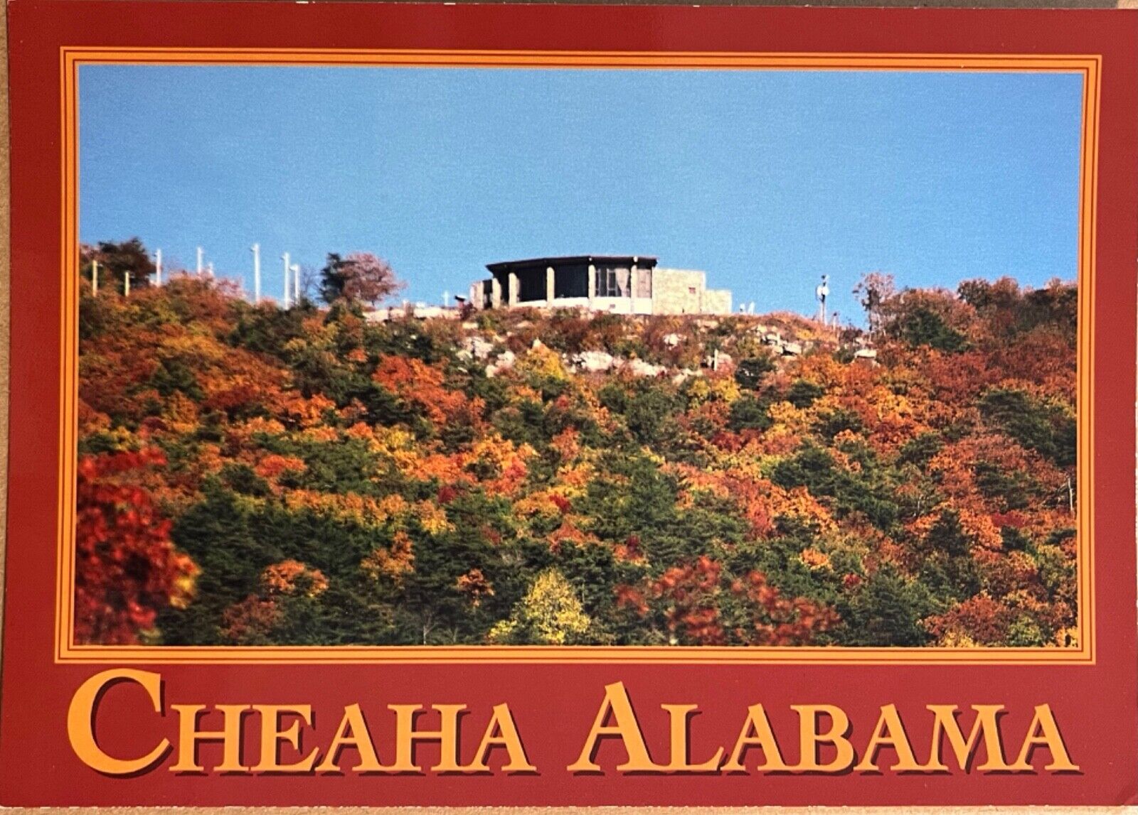 Cheaha Restaurant Alabama Scenic 6x4 Postcard