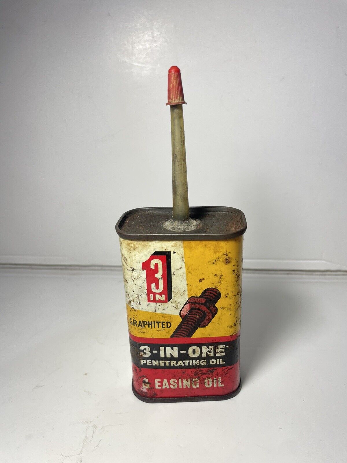 Vintage 3-in-One Penetrating OIL Tin Can E.r Howard Made In England