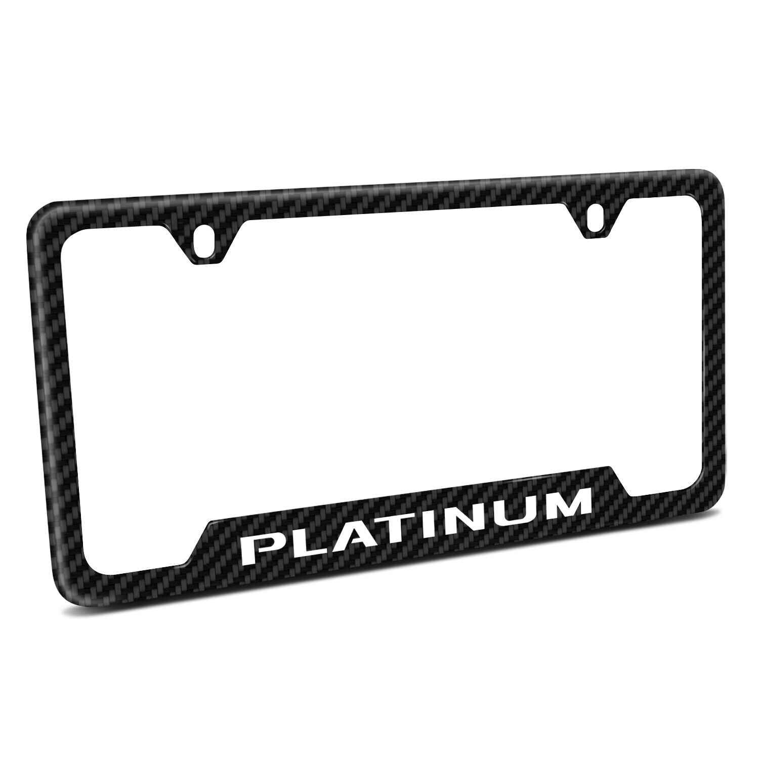 Ford F-150 Platinum Carbon Fiber Texture ABS 50 States License Plate Frame