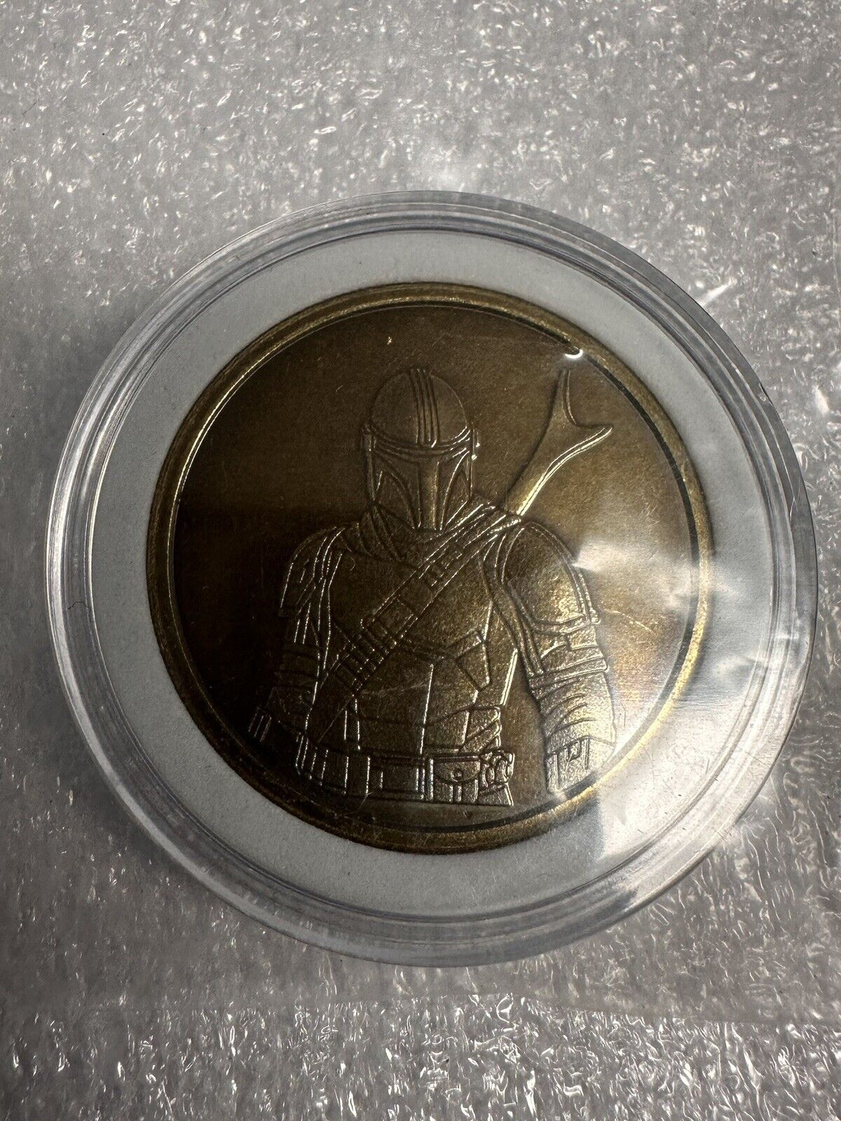 Disney Parks Star Wars Galaxys Edge Mandalorian Coin New Din Djarin Bronze