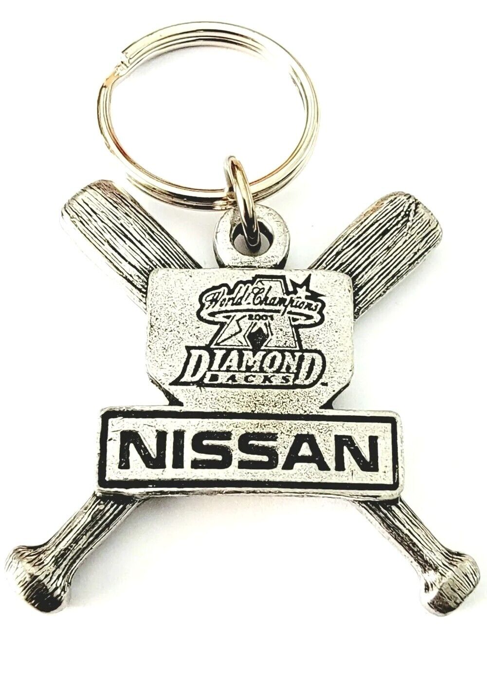 Arizona Diamondbacks Nissan Keychain 2001 World Champions Keyring Souvenir Gift 