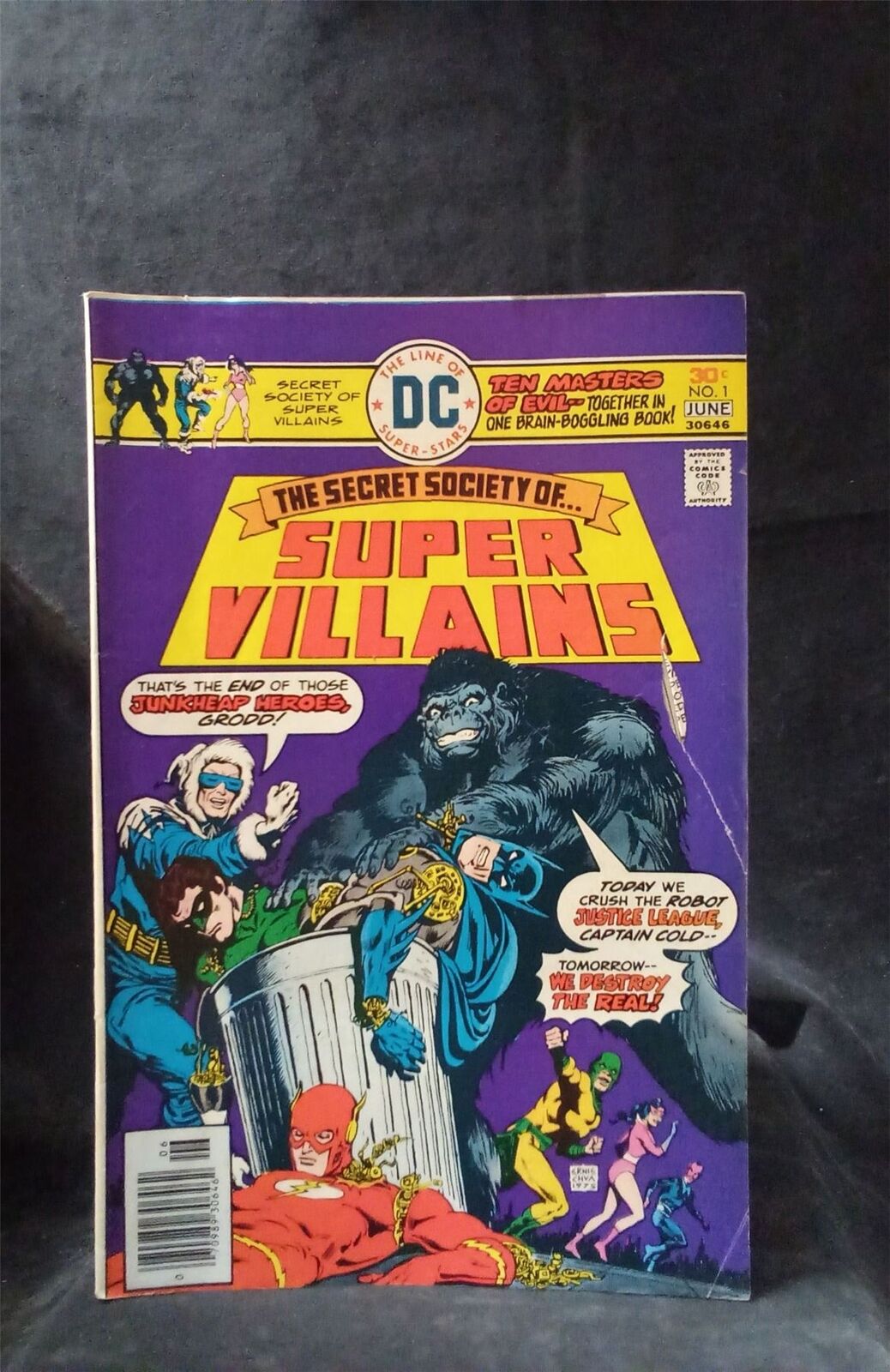 Secret Society of Super-Villains #1 1976 DC Comics Comic Book 