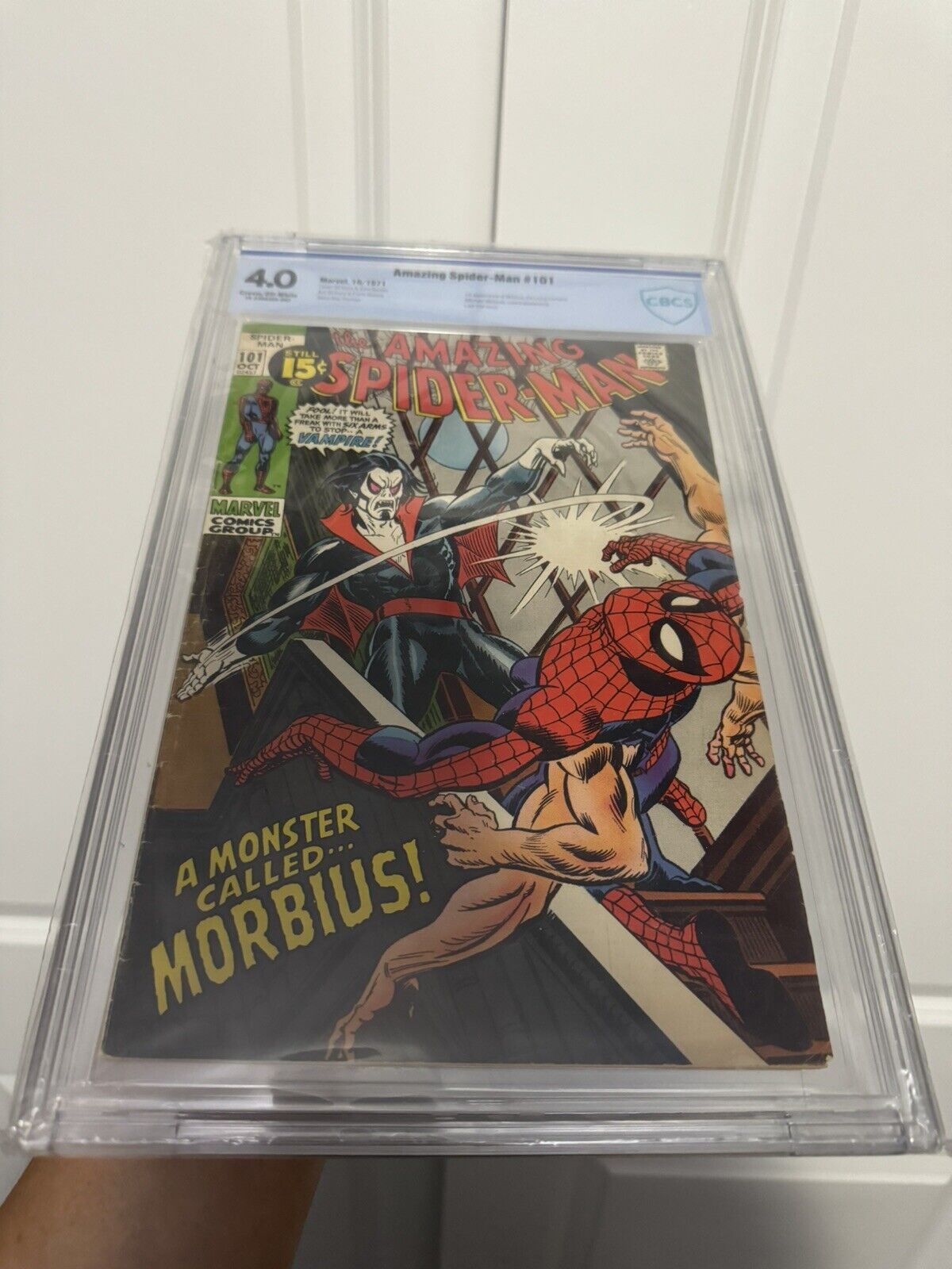 Amazing Spider-Man #101 10/1971 CBCS 4.0 1st Appearance of Morbius