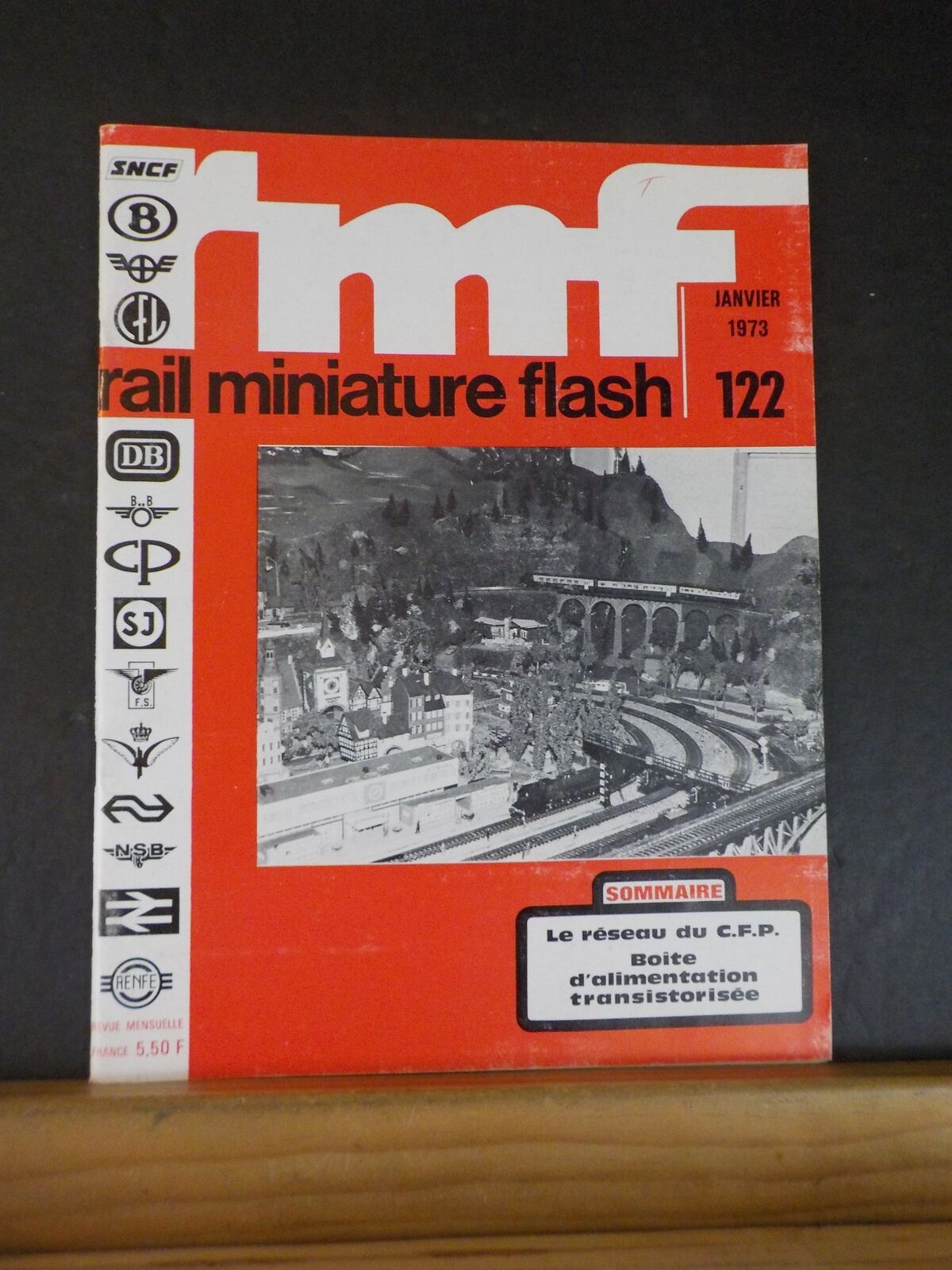 Rail Miniature Flash 122 1973 Janvier Le reseau des Chemins de fer Picards