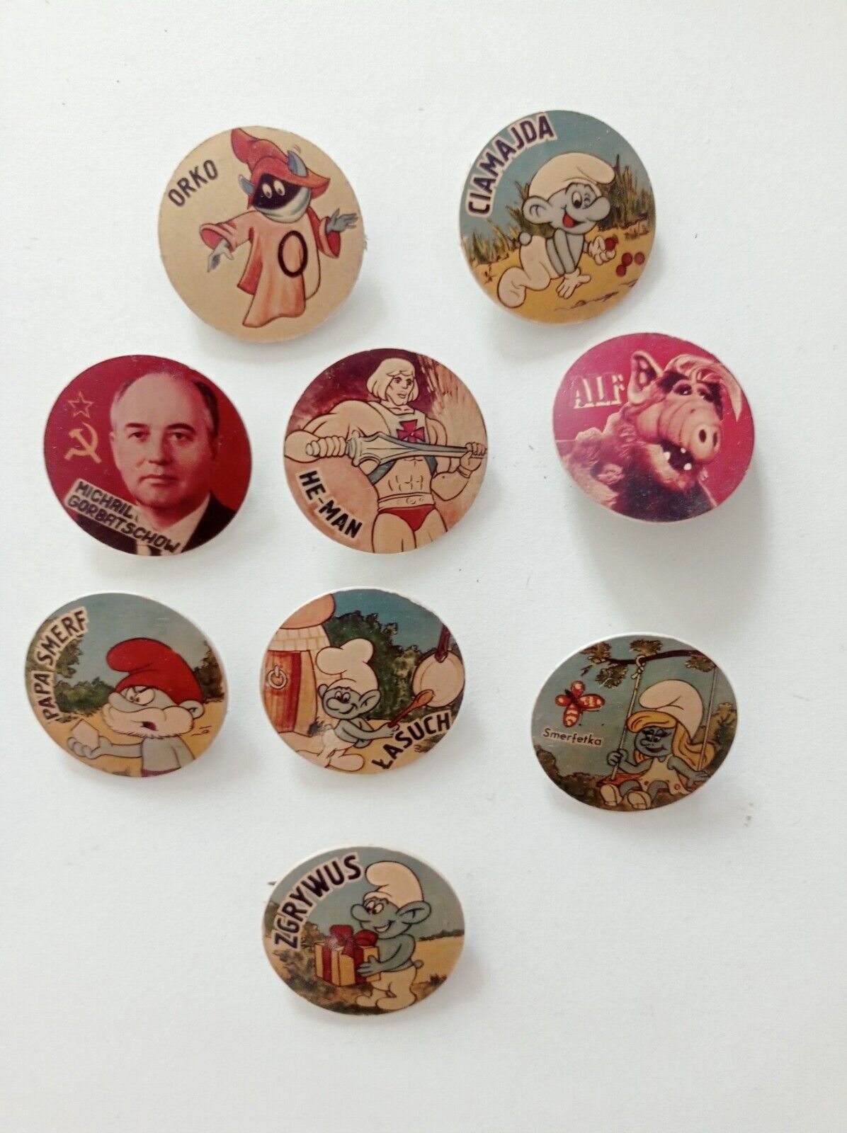 Vintage ex USSR/POLAND badge lot of 9