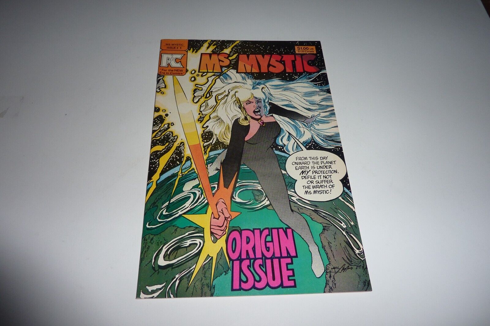 MS. MYSTIC #1 Pacific Comics 1982 NEAL ADAMS Origin Issue VF or Better