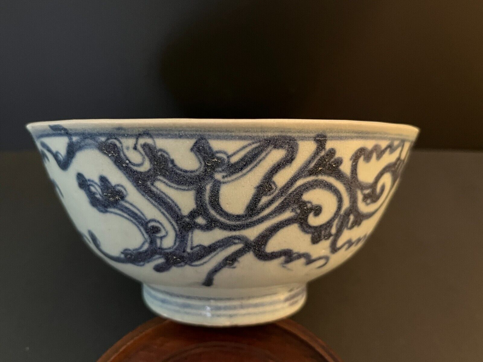 Chinese Export Blue/White Small Porcelain Bowl The Diana Cargo Shipwreck ca 1817
