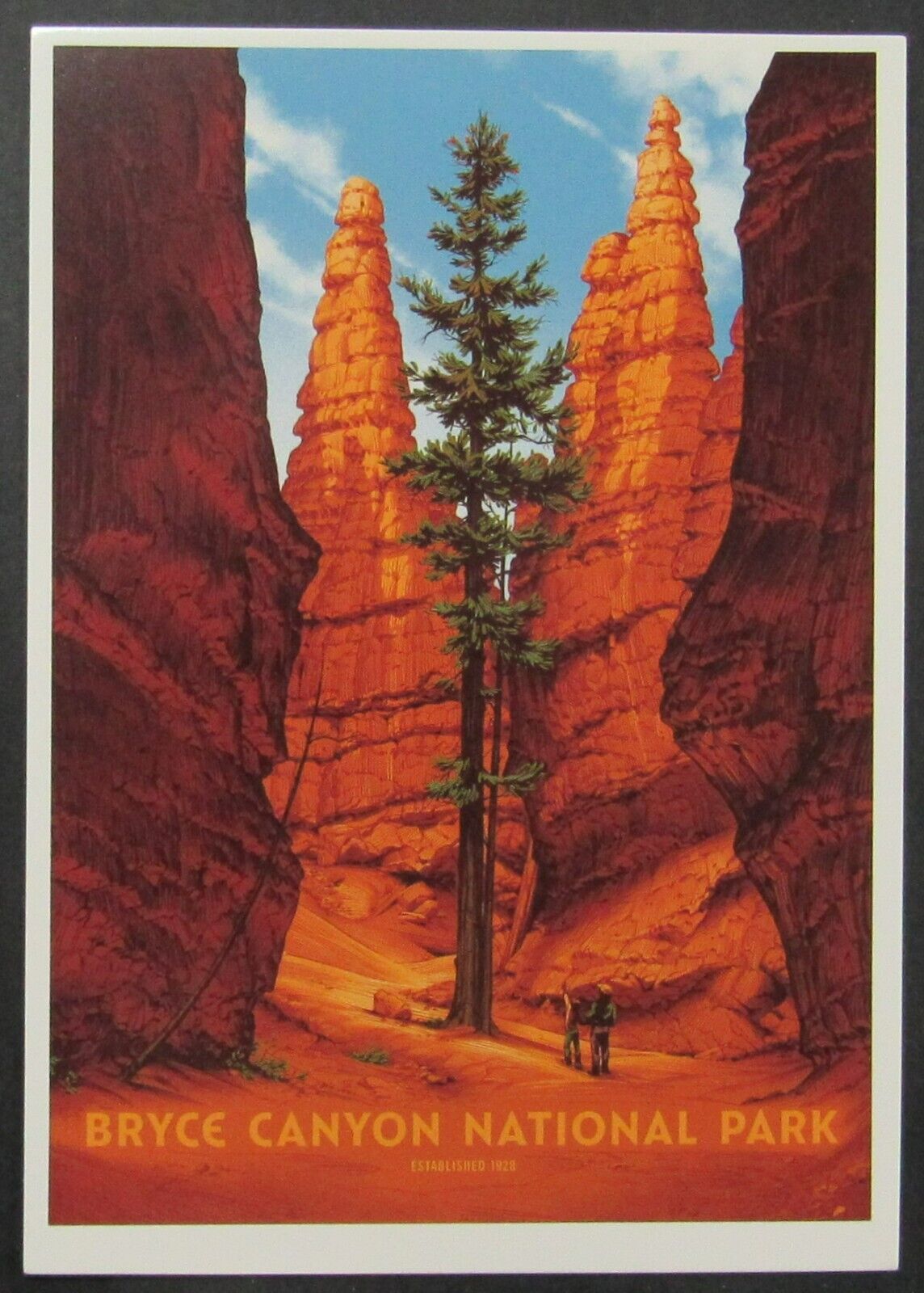 Bryce Canyon National Park Utah Scenic View Art Postcard Unused Unposted