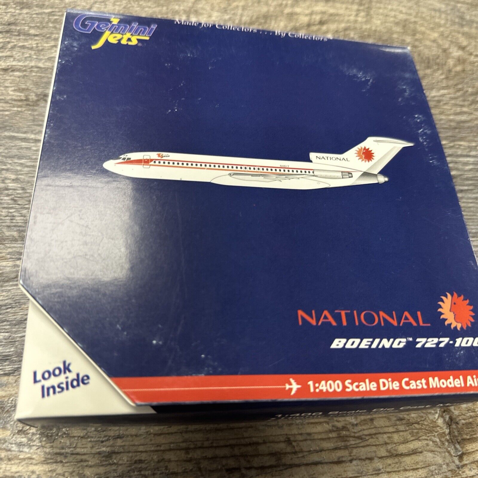 Gemini Jets National Airlines Boeing 727-100 1:400 N4617 GJNAL174