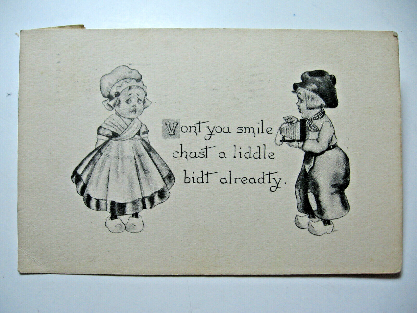 Two 1914 Dutch Children Postcards