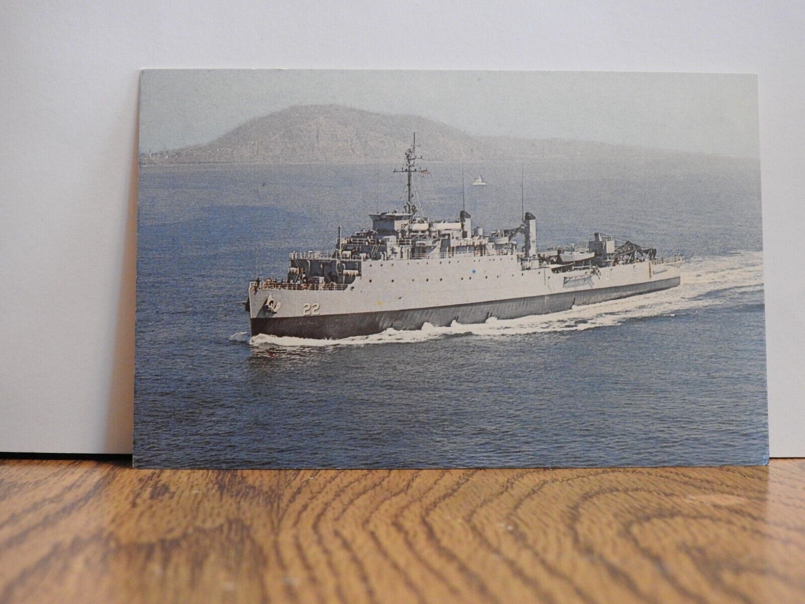 USS Fort Marion LSD-22 Landing Ship Dock Chrome Postcard A57