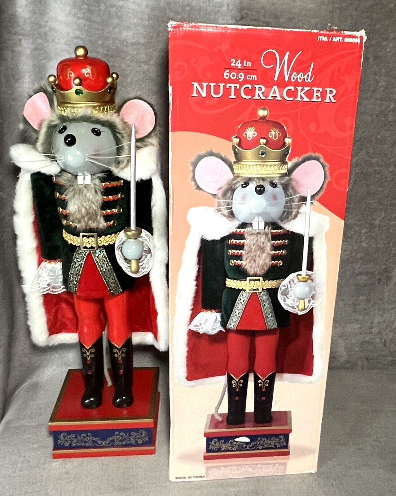 FREE U.S. SHIPPING Nutcracker Mouse King 24” Kirkland 965985 Limited Costco