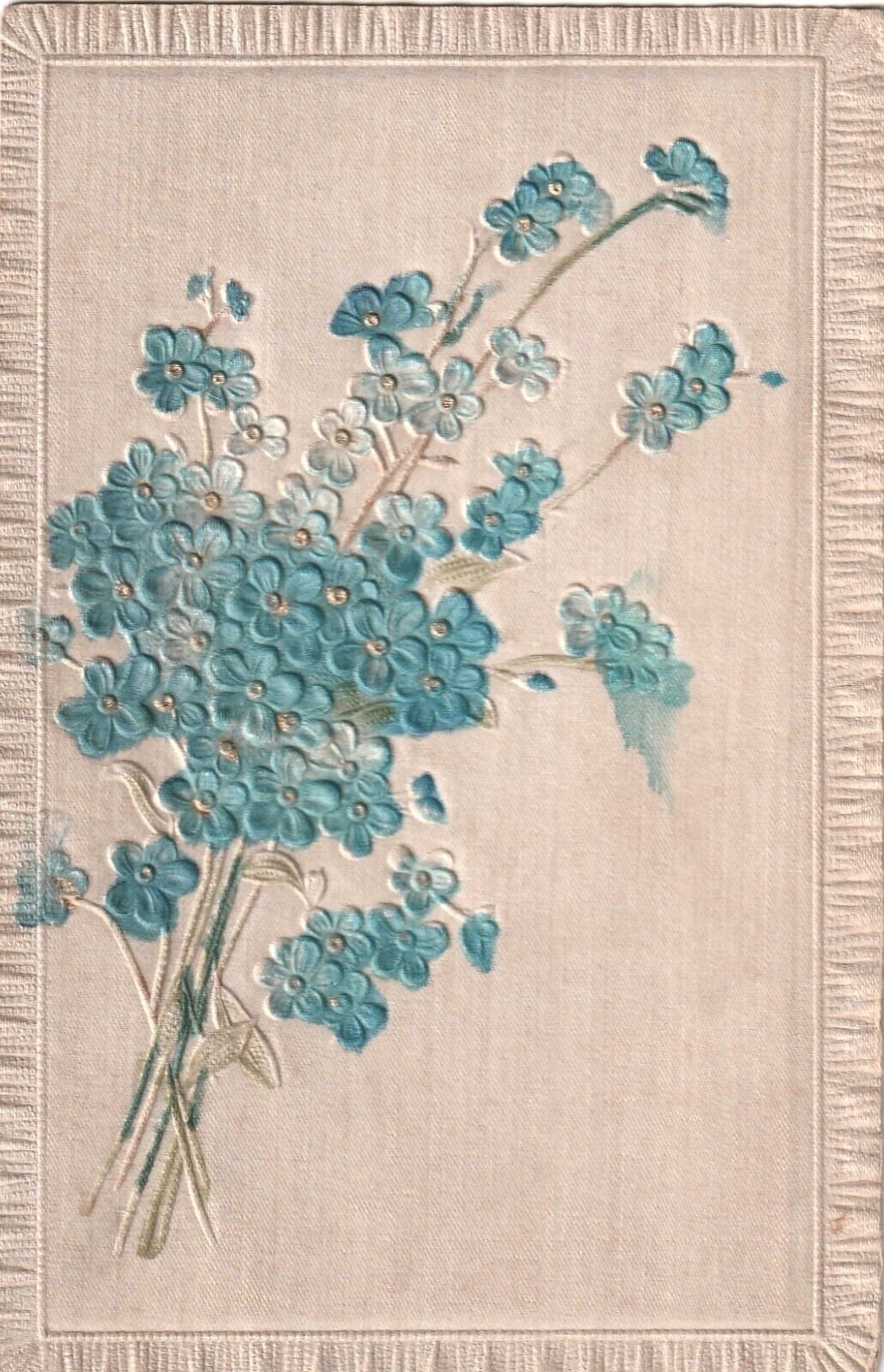 ANTIQUE Forget-Me-Not POSTCARD UnPosted 1930