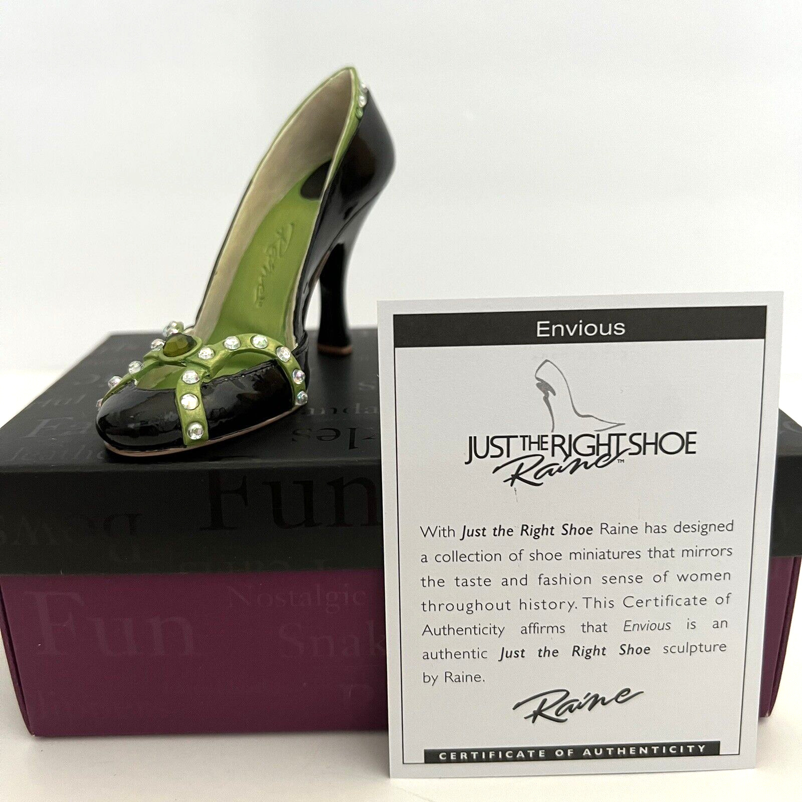 Envious Just The Right Shoe by Raine Collectible Figurine 2006