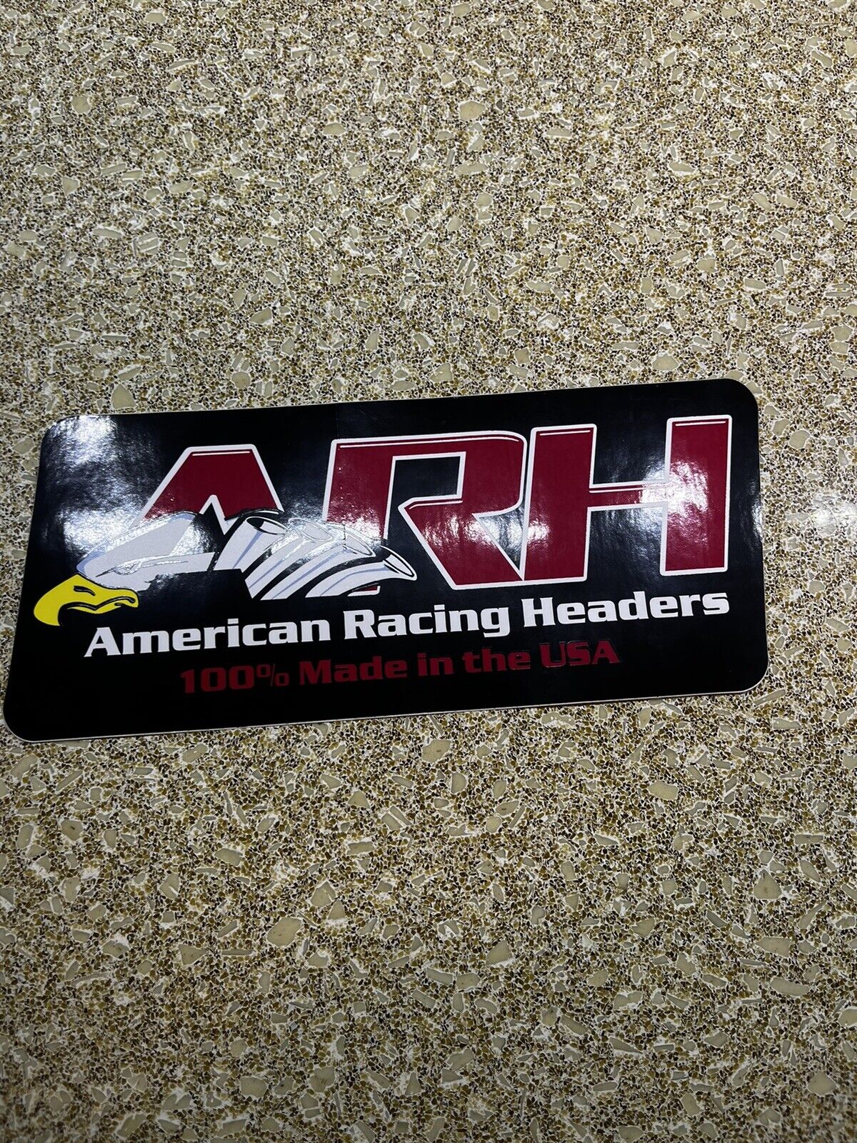 AMERICAN RACING HEADERS racing sticker decal