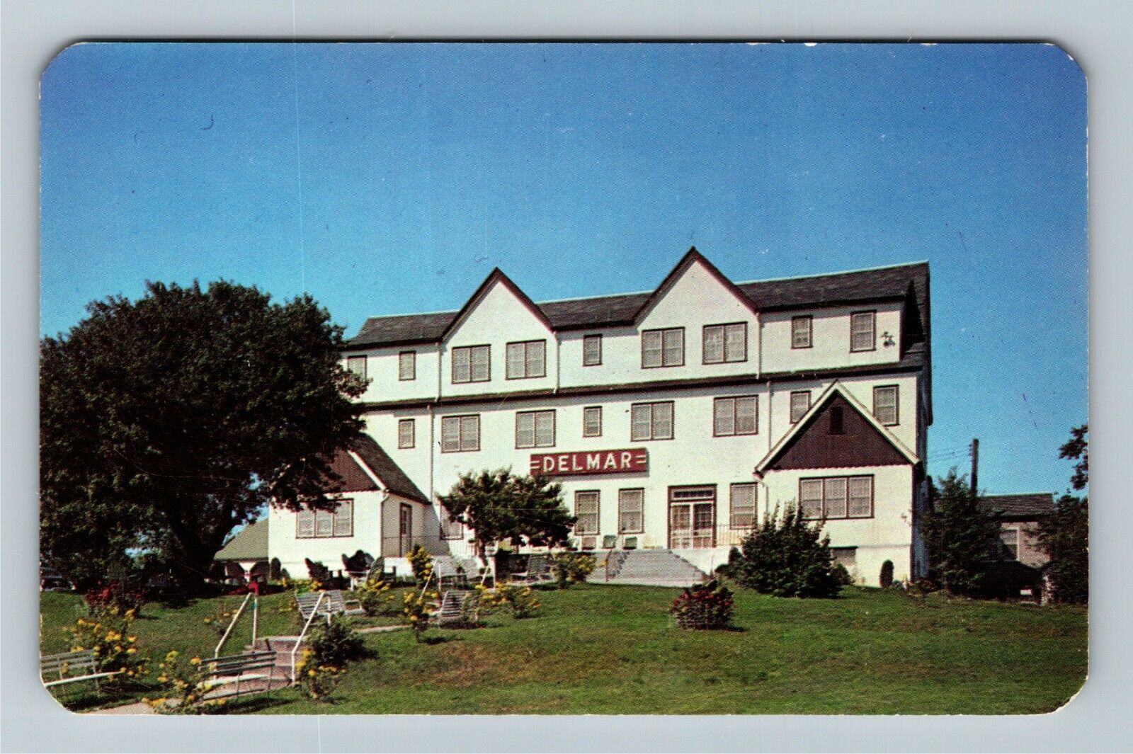 Ferndale NY-New York, The Delmar, Exterior Building, Vintage Postcard