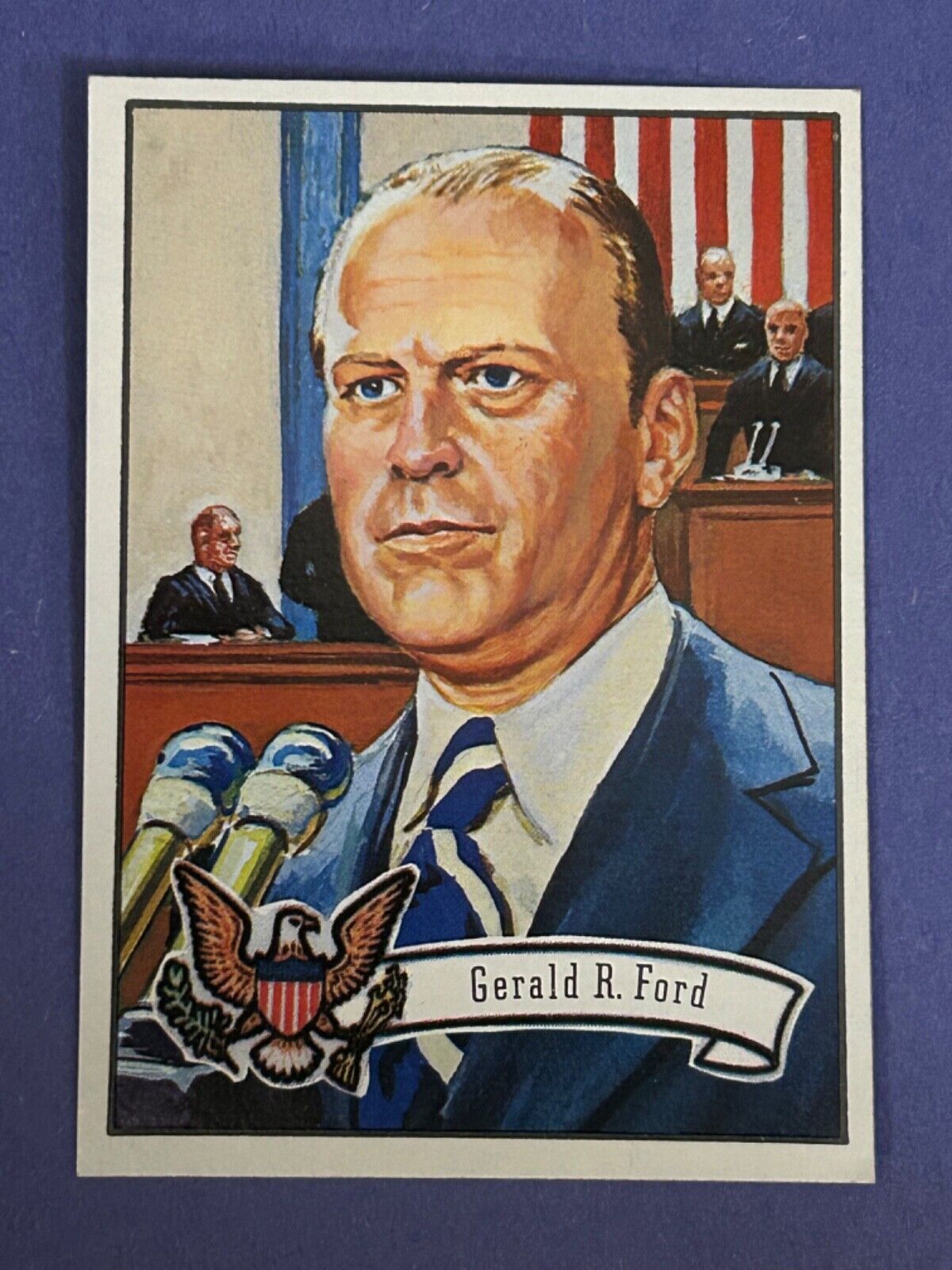 1972 1976 TOPPS U.S. PRESIDENT GERALD FORD #37 RC ROOKIE scarce