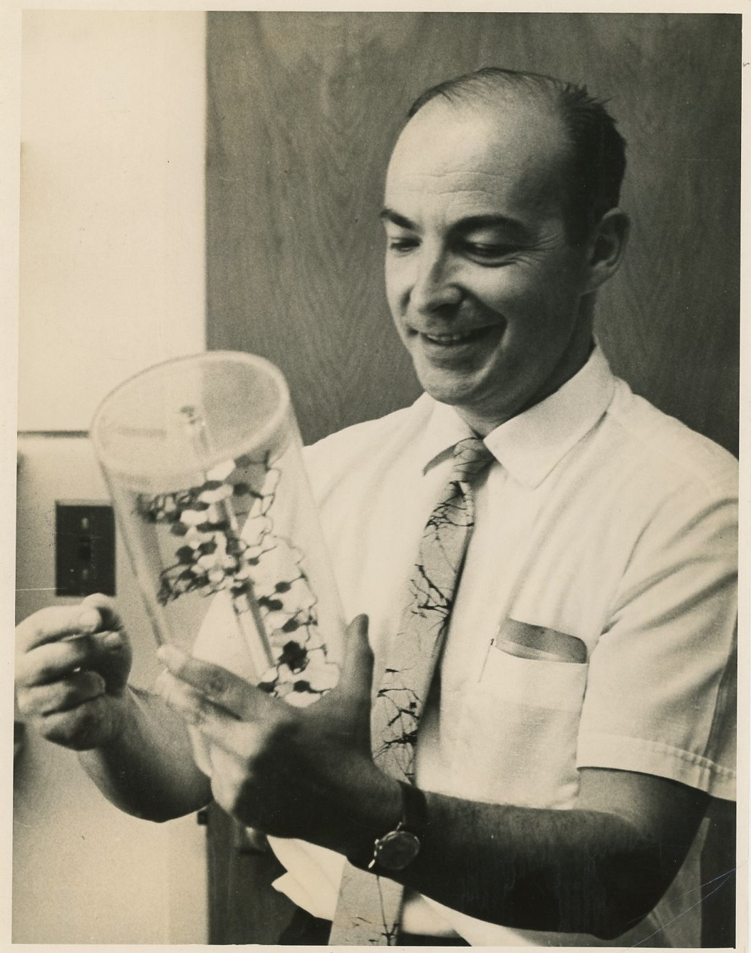 Arthur Kornberg, 1959 Nobel Prize in Medicine Vintage Silver Print, Arthur Korn