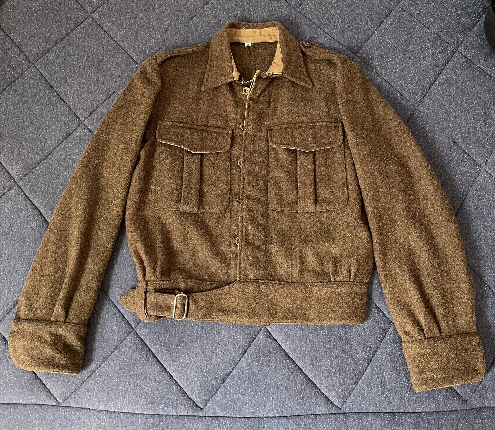 WW2 British Battle Dress Tunic Uniform Jacket 1937 Pattern