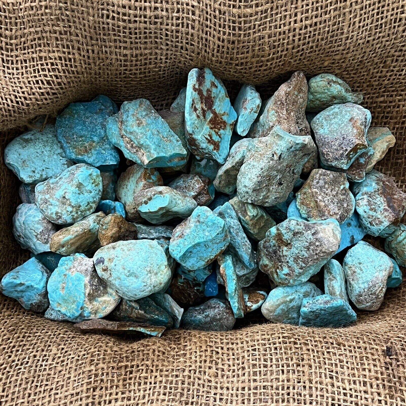 2000 Carat Lots of Old Stock Kingman, AZ Turquoise  Rough - VERY HIGH END