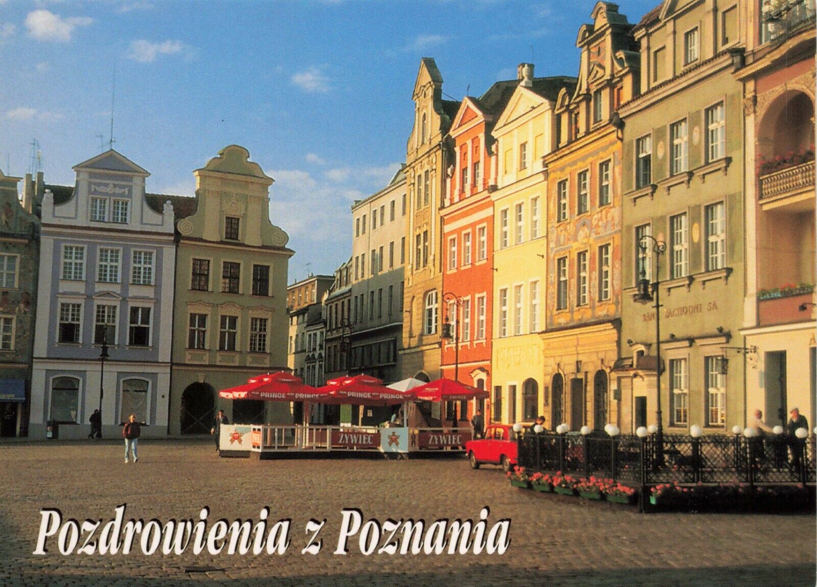 Postcard Pozdrowienia z Poznania Post Card Town Square