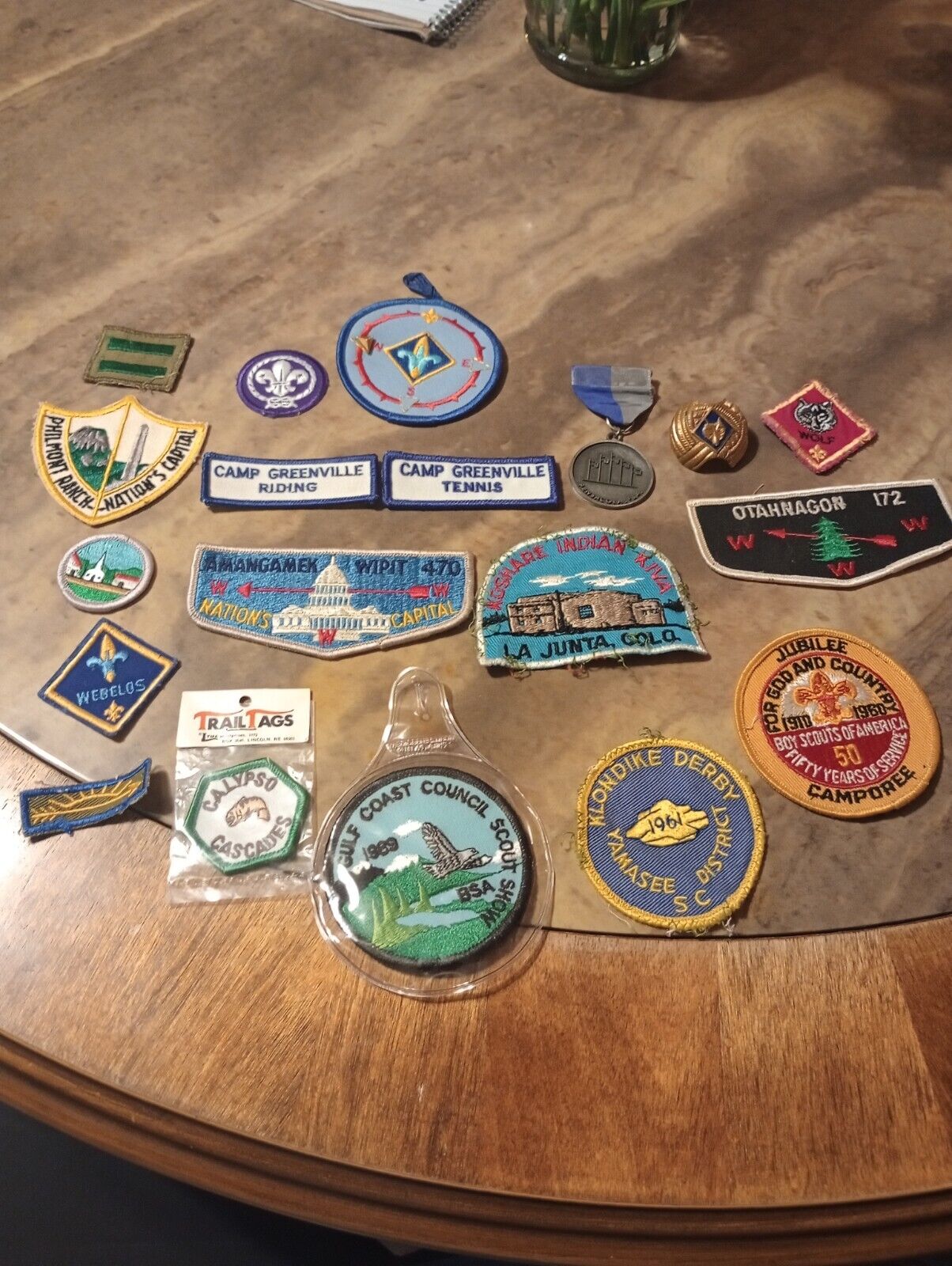 Group Of Various Boy Scouts Cub Scouts Patches. Some Vintage