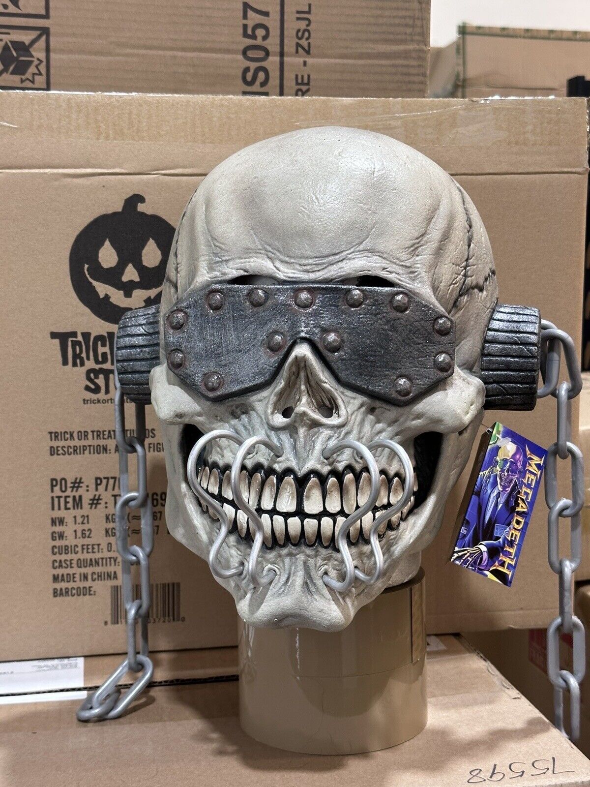 Vic Rattlehead Mask Megadeth