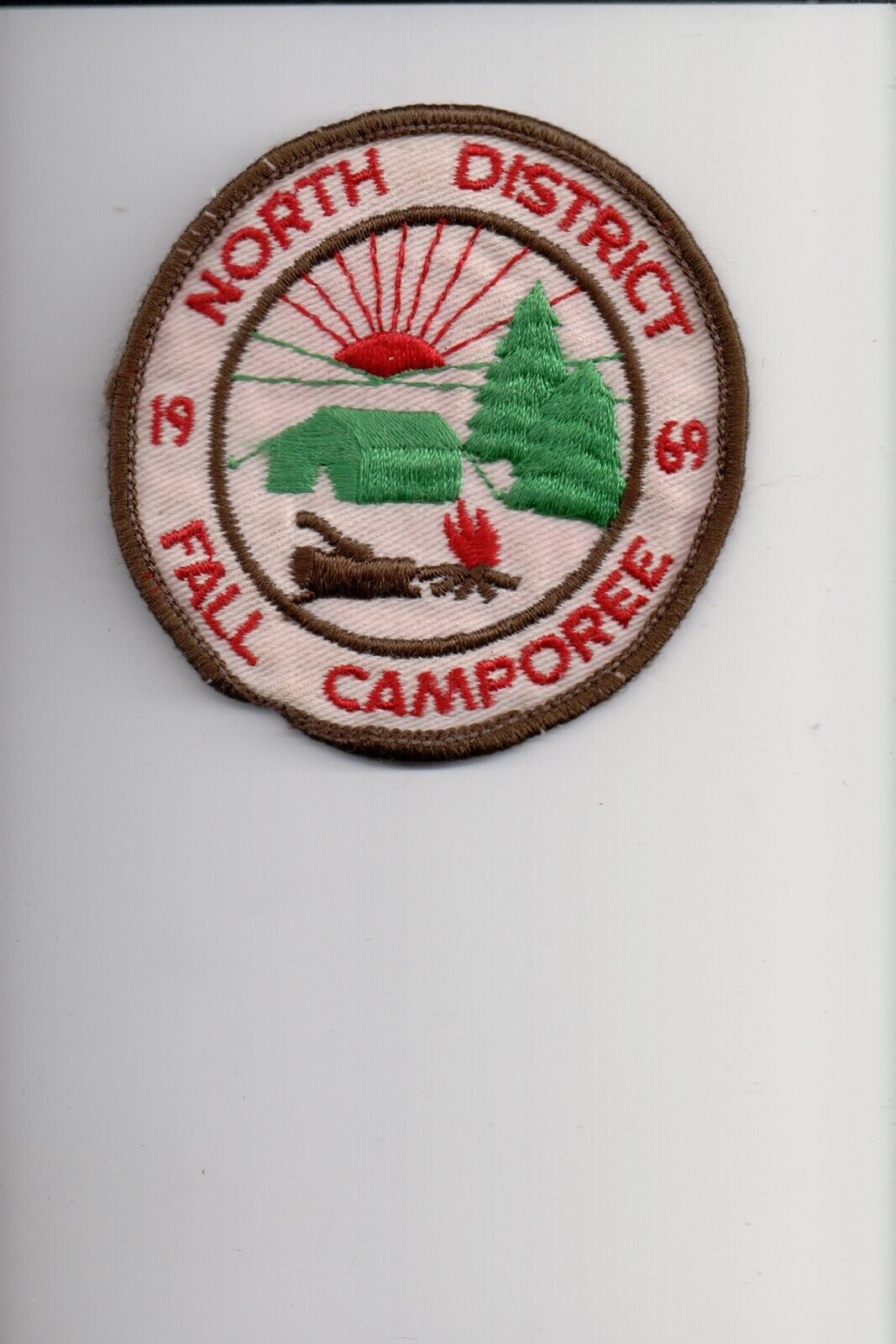 1969 North District Fall Camporee patch
