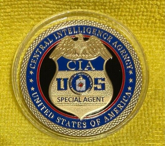 FEDERAL CHALLENGE COIN - C.I.A. (CENTRAL INTELLIGIENCE AGENCY)-  SEE BOTH SIDES