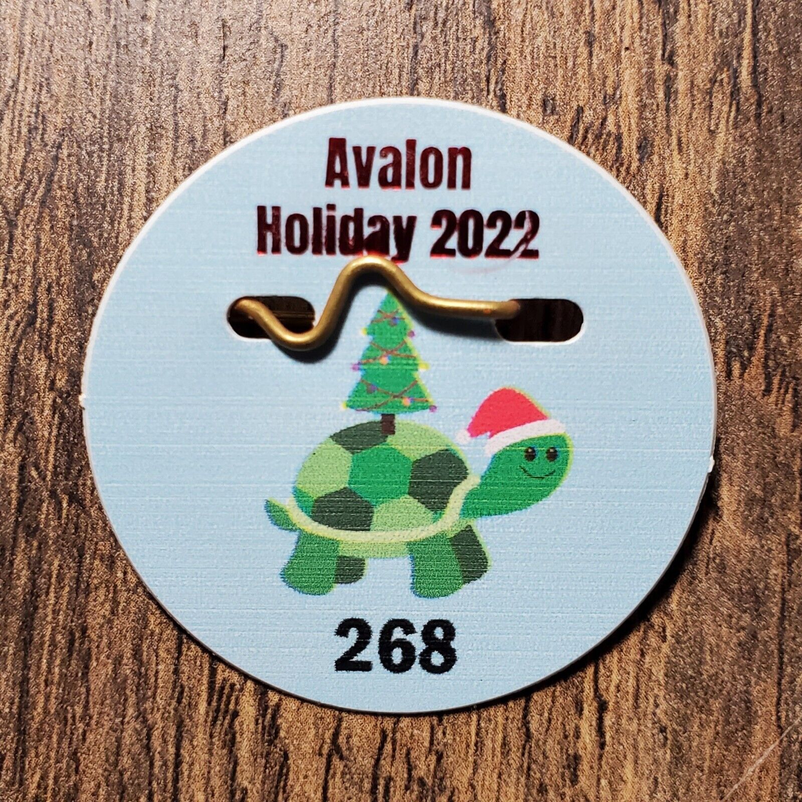 Avalon New Jersey 2022 Seasonal Holiday Beach Tag Badge AV NJ