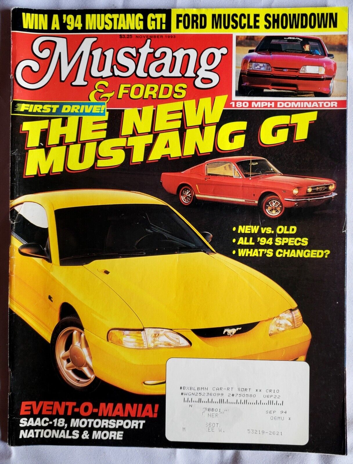 Mustang & Fords - 1993 Nov - Auto Car Performance Magazine