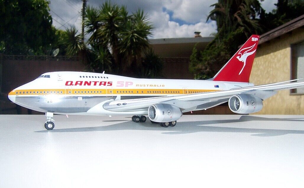 Inflight IF747SP001 Qantas Airways Boeing 747SP VH-EAA Diecast 1/200 Jet Model