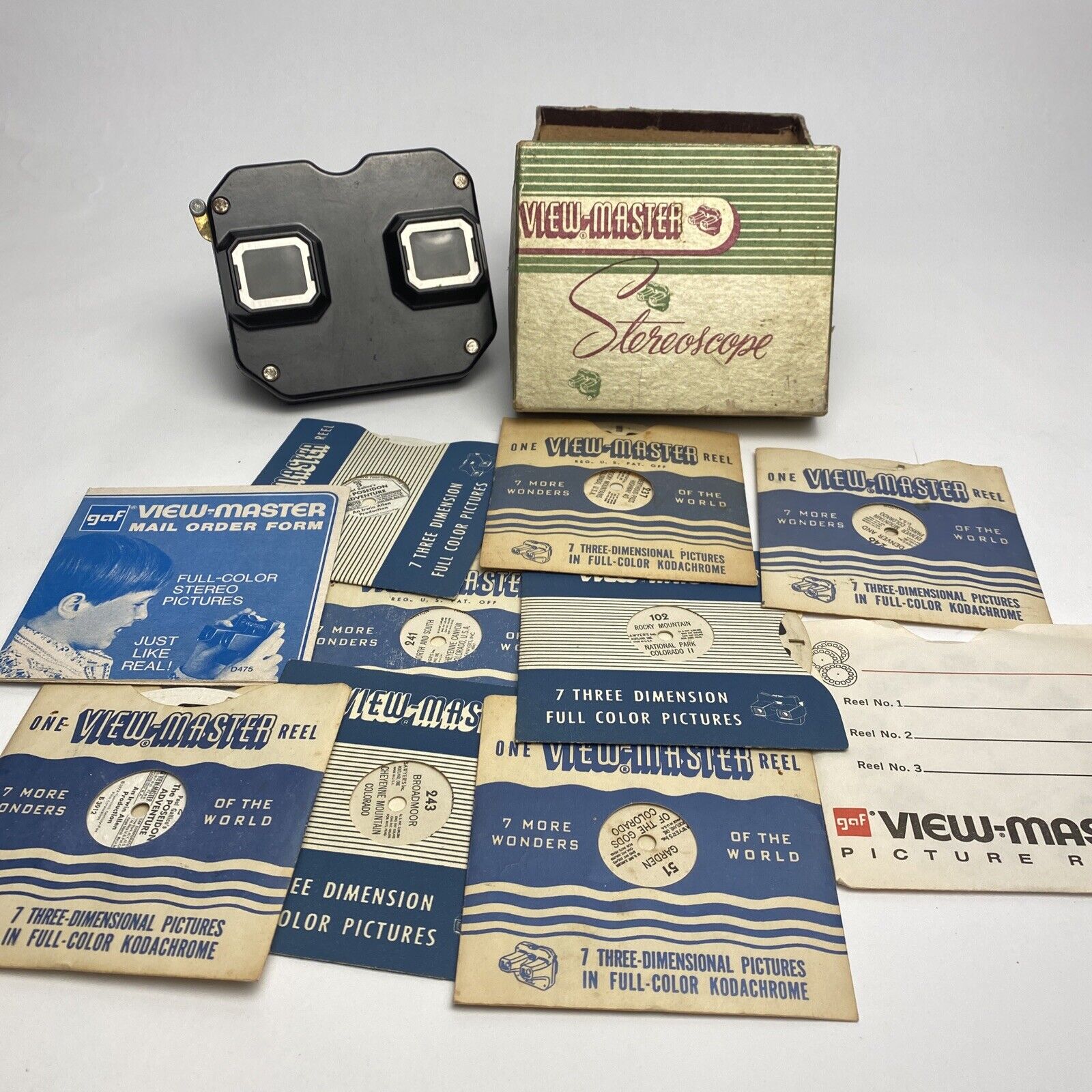 Vintage 1950\'s Sawyer’s View Master Stereoscope In Original Box                 