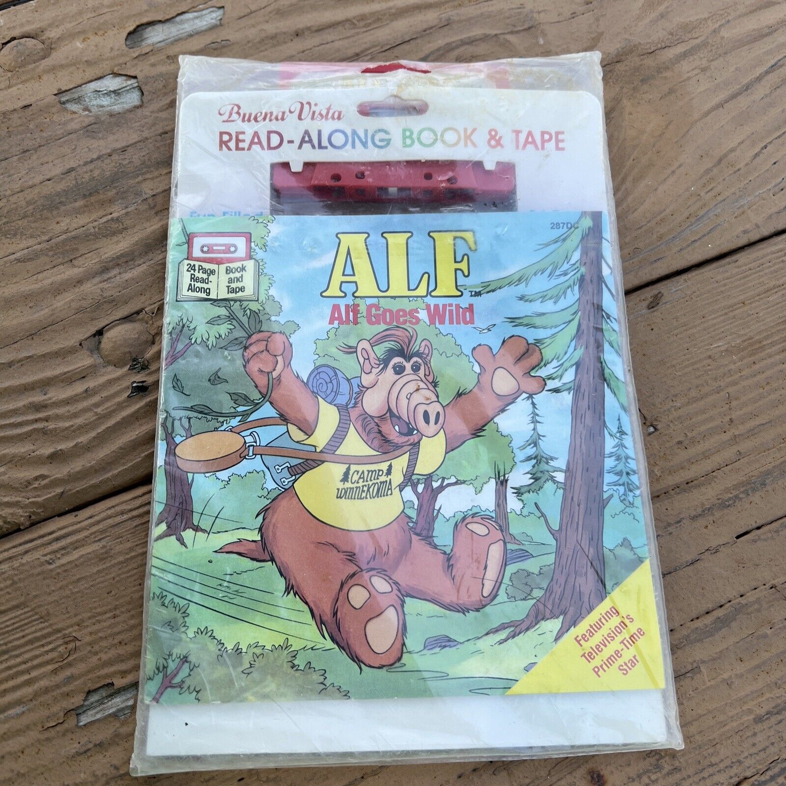 Vintage Alf Goes Wild Read Along Book and Cassette Tape NEW SEALED