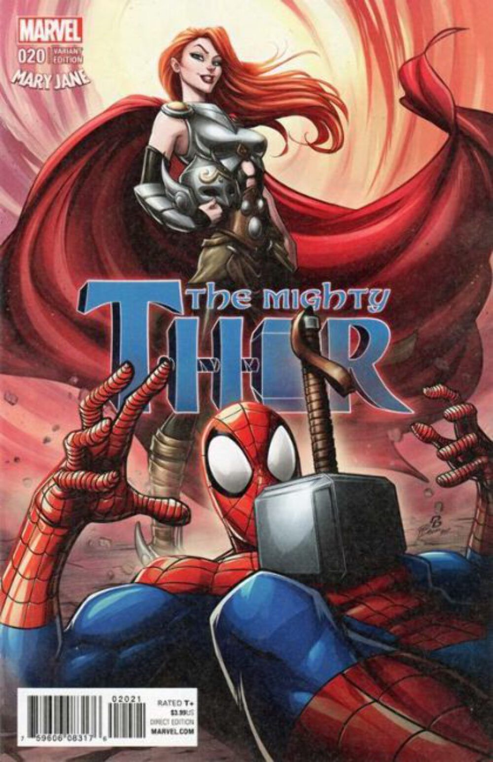 Mighty Thor #20 Patrick Brown Mary Jane Variant Cover comic