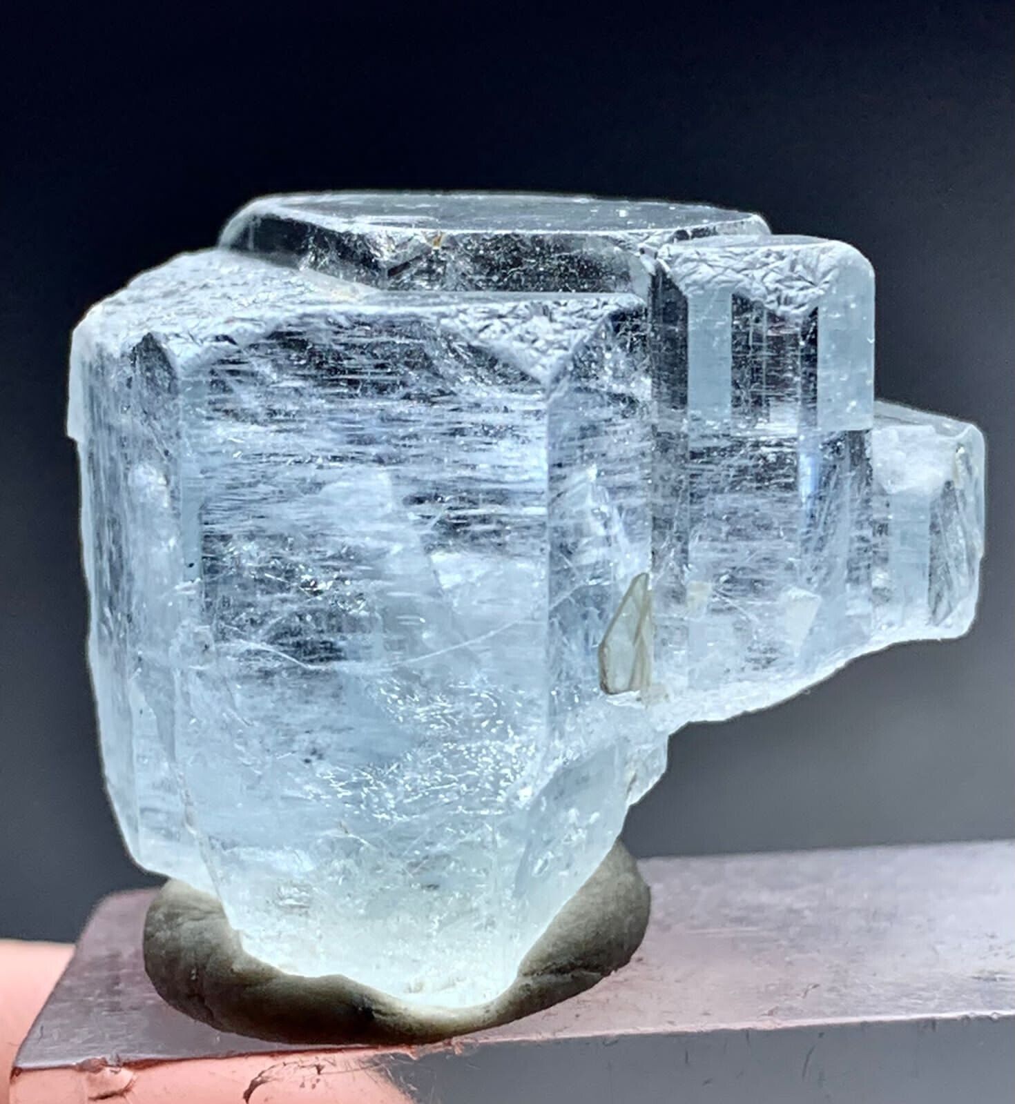 75 CTS Beautiful Aquamarine Crystals Bunch From Pakistan