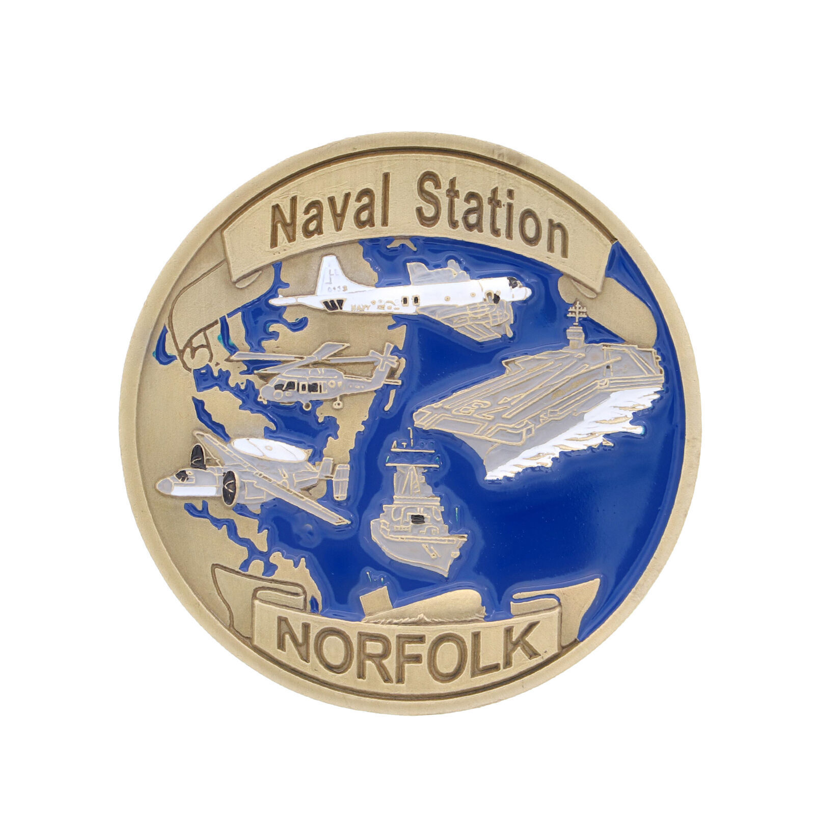 NAVAL STATION NORFOLK COIN