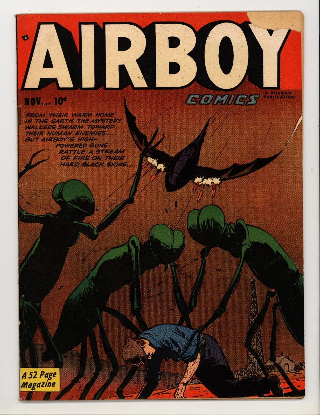 Airboy v8 #10 VG-/VG Complete Golden Age Hillman Periodicals Inc. 1951