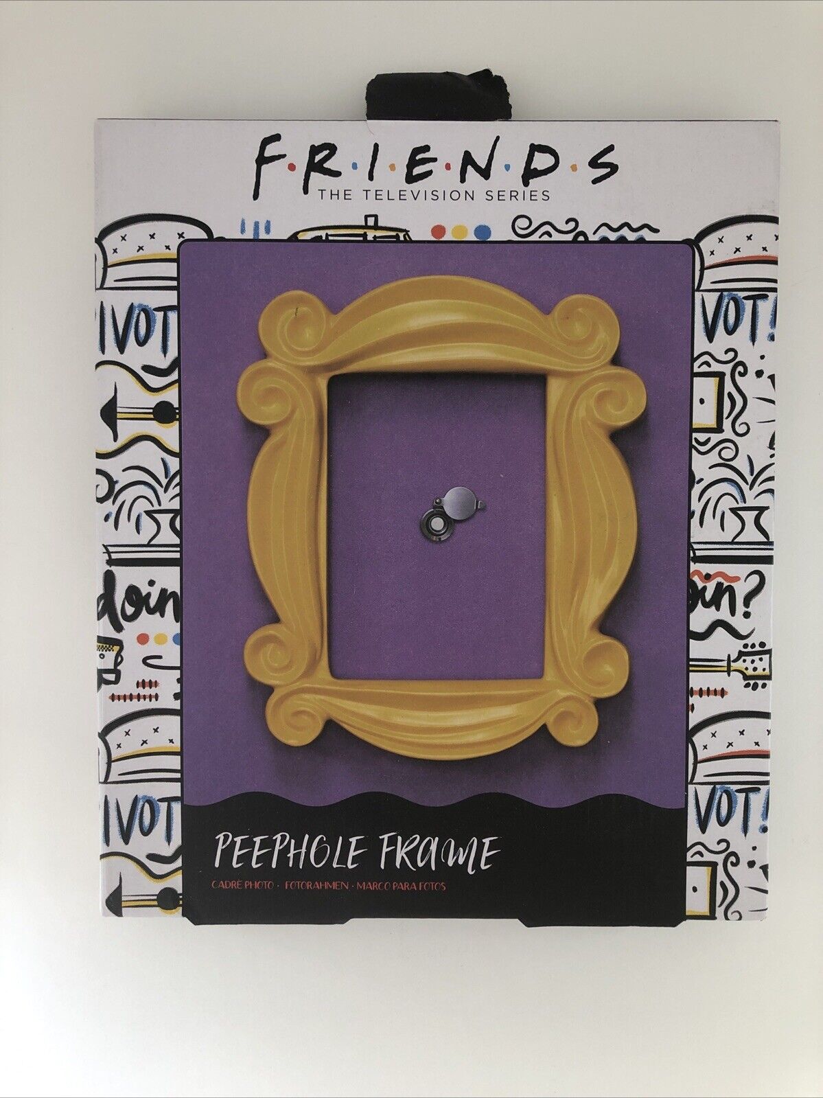 Friends Peephole Yellow/Gold Picture Frame from the Friends TV Series