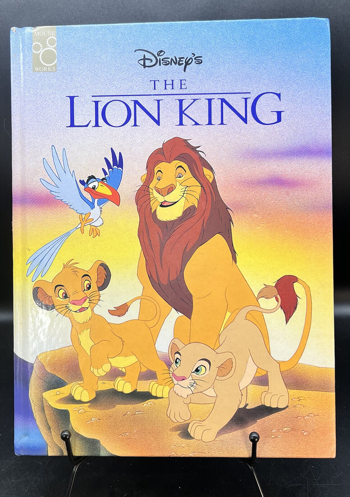 Disney\'s The Lion King Mouse Works Disney Classic Series Hardcover Book 1994 Vtg