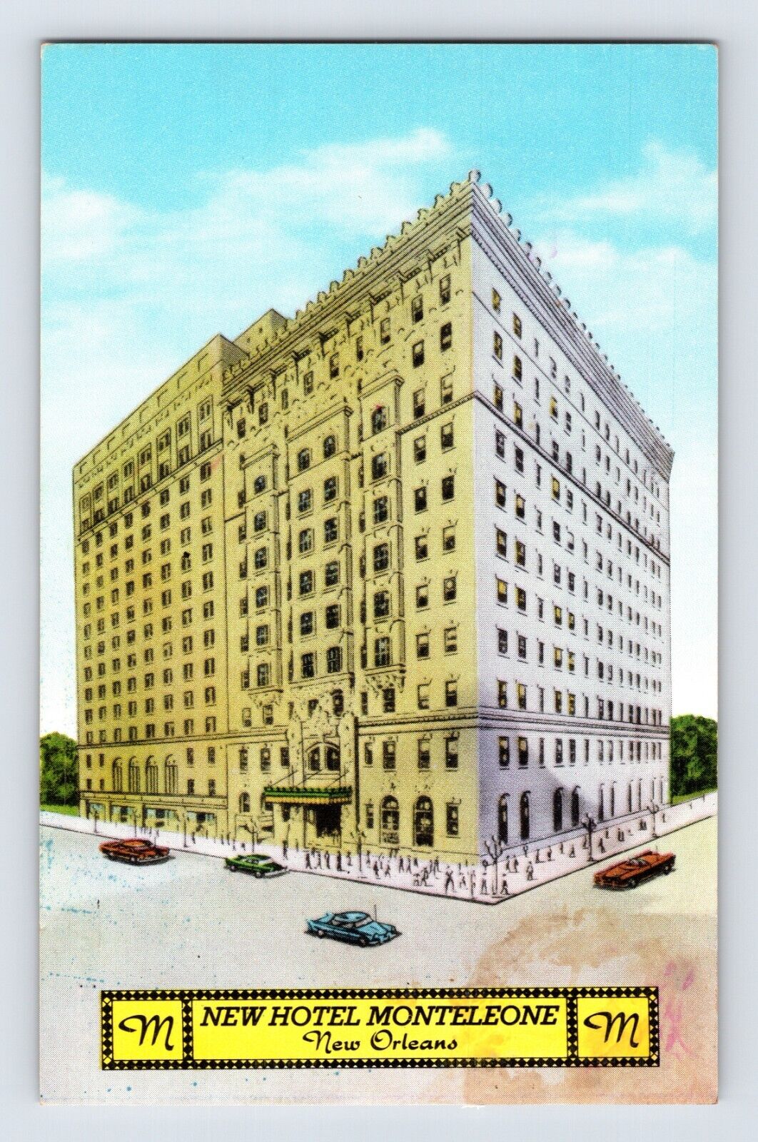 Postcard Louisiana New Orleans Hotel Monteleone 1960s Unposted Chrome