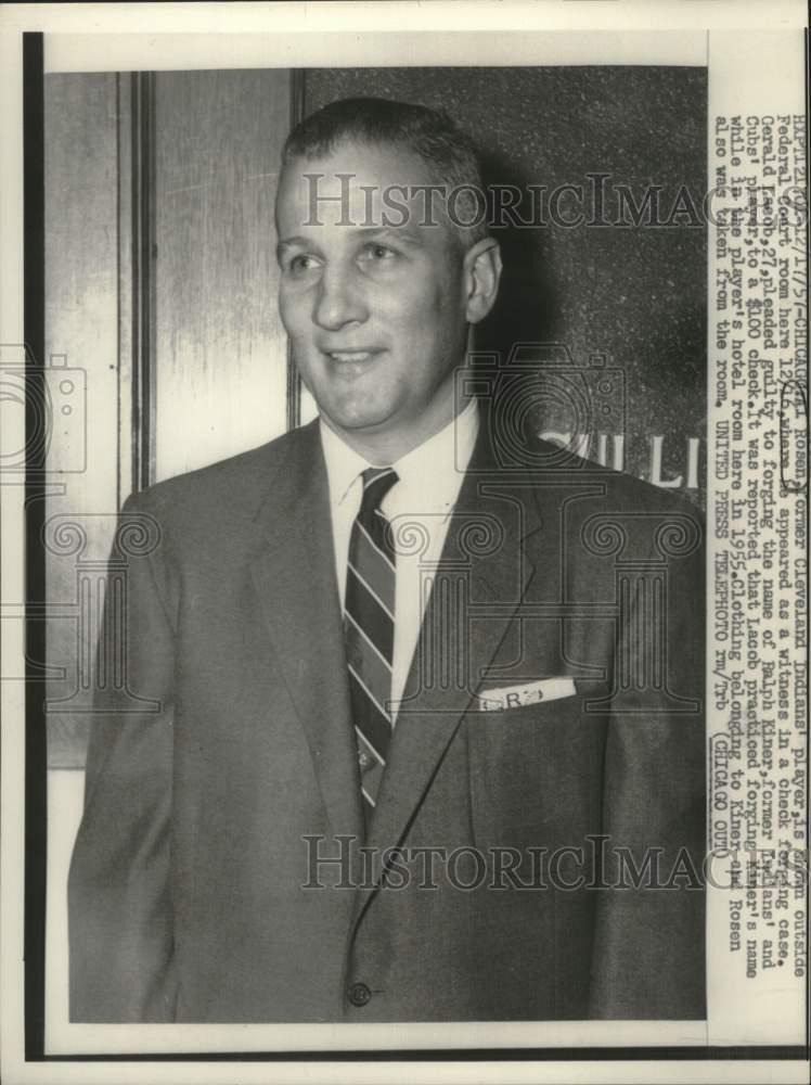 1975 Press Photo Al Rosen, Former Cleveland Indians\' Football Player - mjc27559