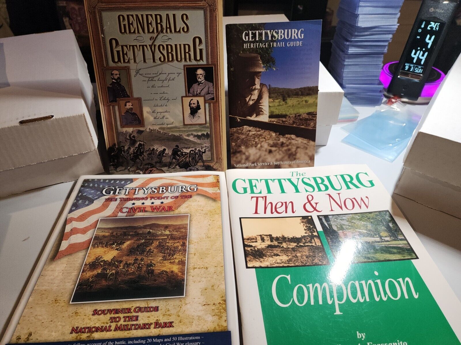 Lot of 4 Civil War History books about Gettysburg 